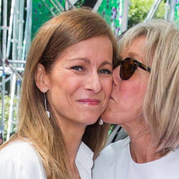 Anne Gravoin et Brigitte Macron - Front Row au défilé de mode "Christian Dior", collection Haute-Couture automne-hiver 2015/2016 au Musée Rodin à Paris, le 6 juillet 2015.