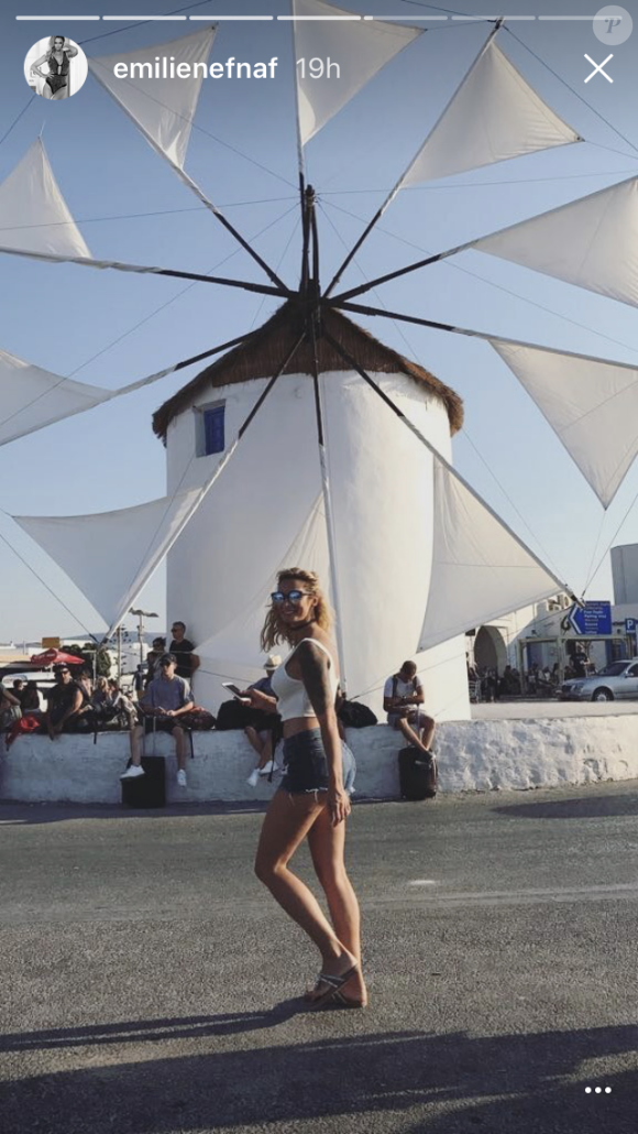 Emilie Nef Naf (Secret Story 3) et son ex, le basketteur Bruno Cerella, se sont revus lors de vacances en Grèce, sur l'île de Paros.