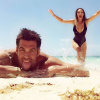 Emilie Nef Naf et Bruno Cerella à Playa Del Carmen, au Mexique, juillet 2016.