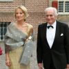Jorge Zorreguieta et sa femme Maria del Carmen aux célébrations du 40e anniversaire de Willem-Alexander des Pays-Bas en 2007.