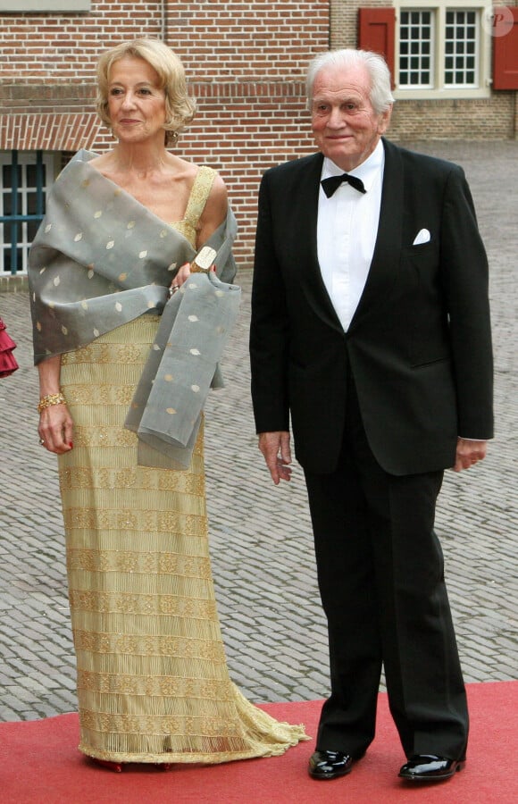 Jorge Zorreguieta et sa femme Maria del Carmen aux célébrations du 40e anniversaire de Willem-Alexander des Pays-Bas en 2007.