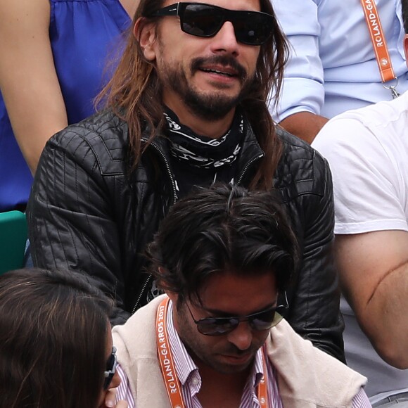 Bob Sinclar dans les tribunes lors des internationaux de France de Roland Garros à Paris, le 30 mai 2017. © - Dominique Jacovides - Cyril Moreau/ Bestimage