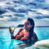 Sarah Fraisou en vacances en Thaïlande. Février 2017.