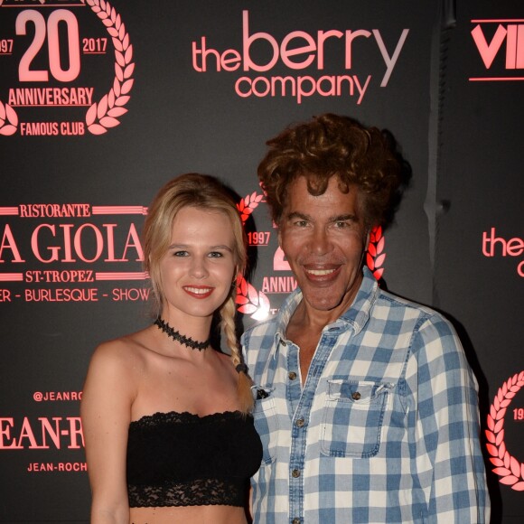 Exclusif - Igor Bogdanov (Bogdanoff) et sa compagne Julie Jardon - Soirée Eleven Paris au VIP Room à Saint-Tropez, Côte d'Azur, France, le 15 août 2017. © Rachid Bellak/Bestimage