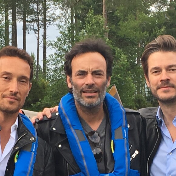 Exclusif - Anthony Delon avec ses cuirs de la première collection Anthony Delon 1985 - Cérémonie de remise de prix du "Land Rover Born Awards" à Alesund en Norvège, le 27 juillet 2017. Anthony Delon de "Anthony Delon 1985" a reçu le prix Re-Born.