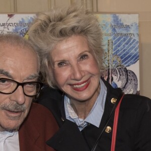 Danièle Gilbert et Patrick Scemama lors du gala d'Enfance Majuscule à la salle Gaveau à Paris, le 20 mars 2017. © Pierre Perusseau/Bestimage