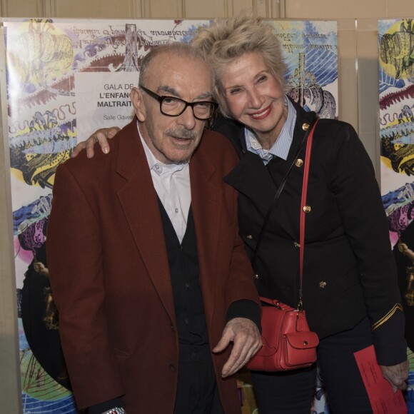 Danièle Gilbert et Patrick Scemama lors du gala d'Enfance Majuscule à la salle Gaveau à Paris, le 20 mars 2017. © Pierre Perusseau/Bestimage