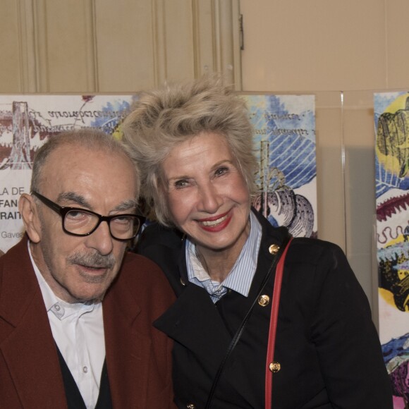 Danièle Gilbert et Patrick Scemama lors du gala d'Enfance Majuscule à la salle Gaveau à Paris, le 20 mars 2017. © Pierre Perusseau/Bestimage