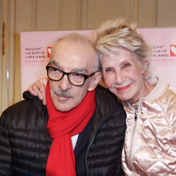 Danièle Gilbert et Patrick Scemama lors du Gala du Coeur donné au profit de l'association Mécénat Chirurgie Cardiaque, avec un récital du pianiste Miroslav Kultyshev à la Salle Gaveau à Paris le 30 janvier 2017. © Philippe Doignon/Bestimage