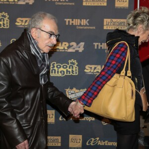 Danièle Gilbert et Patrick Scemama lors de la 35e Nuit des Publivores au Grand Rex à Paris, le 17 septembre 2015.