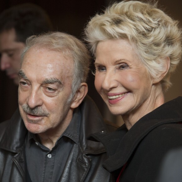 Danièle Gilbert et son mari Patrick Scemama à l'élection Miss Prestige national 2015 au "Royal Palace" à Kirrwiller, le 18 janvier 2015.