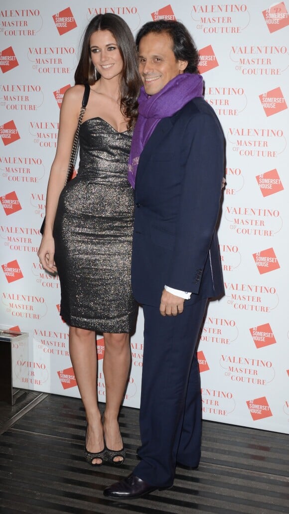 Kim Johnson et Arun Nayar au vernissage de Valentino: Master of Couture à Somerset House, à Londres, le 28 novembre 2012