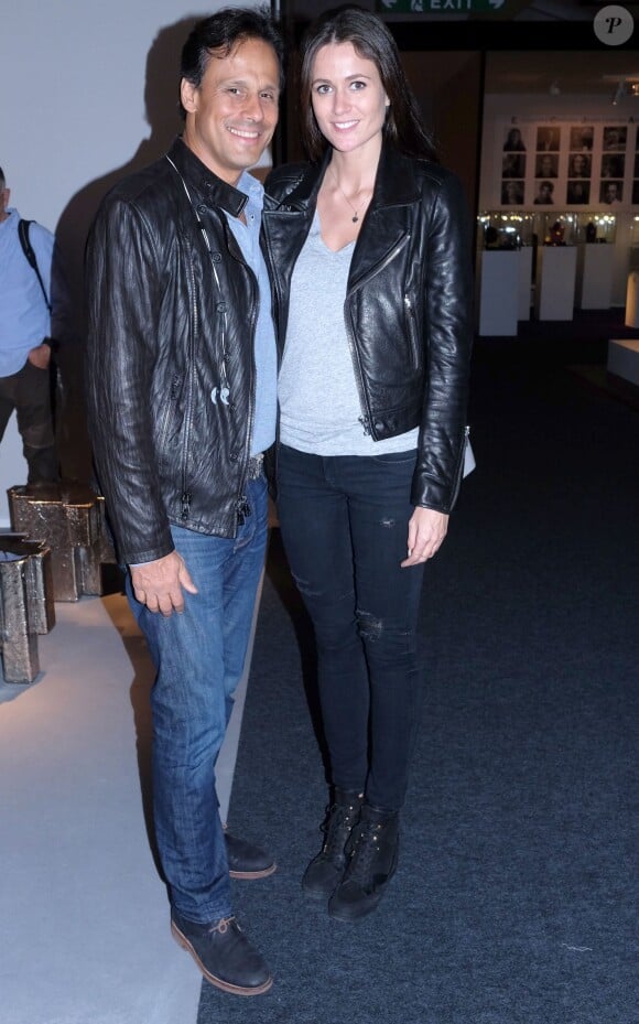 Arun Nayar et Kim Johnson au vernissage du salon "Art and Design" à Londres le 14 octobre 2014