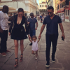 Chrissy Teigen, John Legend et leur fille Luna en vacances en Italie. Août 2017.