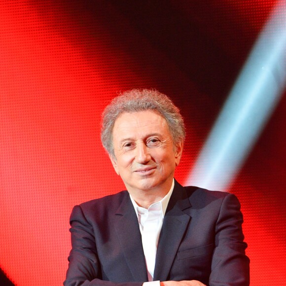 Exclusif - Michel Drucker - Enregistrement de l'émission "Le Grand Show de l'humour" au Palais des Sports à Paris. Le 15 mai 2017. © Coadic Guirec/ Bestimage