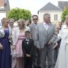 Exclusif - Mariage de Véronique et Thierry (L'amour est dans le pré, saison 9) à Valençay. Parmi les invités figuraient les anciens participants de l'émission. Le 23 mai 2015.