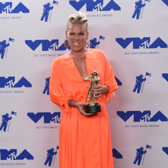 Pink à la soirée MTV Video Music Awards 2017 au Forum à Inglewood, le 27 août 2017.