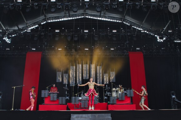 Jour 3 - Deluxe en concert au Festival Rock En Seine, au Domaine National de Saint-Cloud, France, le 27 août 2017. © Lise Tuillier/Bestimage
