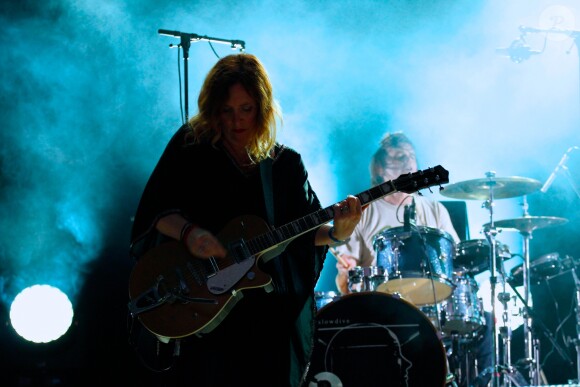 Jour 3 - Slowdive en concert au Festival Rock En Seine, au Domaine National de Saint-Cloud, France, le 27 août 2017. © Lise Tuillier/Bestimage
