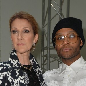 Céline Dion et Law Roach - People Front Row du défilé de mode Haute-Couture automne-hiver 2016/2017 "Giambattista Valli" à Paris le 4 juillet 2016 . CVS-Veeren / Bestimage