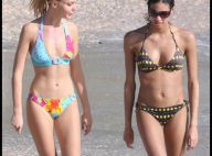 EXCLU : Chloé Mortaud, son amie et Sylvie Tellier... deux beautés en détente à Saint-Barth' !