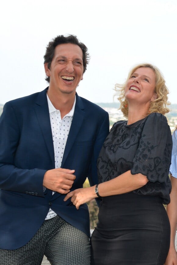 Stéphane Foenkinos et Karin Viard - 10ème Festival du Film Francophone d'Angoulême. Le 26 août 2017 © Coadic Guirec / Bestimage