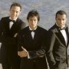 Dans les caraibes, à Saint-Barthélemy, le groupe 2BE3, Filip NIKOLIC, Adel KACHERMI et Frank DELAY le 12 mars 1998.