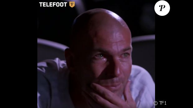 Zinédine Zidane dans &quot;Téléfoot&quot;. Émission du 3 septembre 2017.