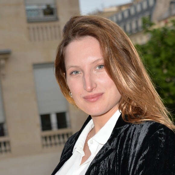 Julia Piaton (enceinte) lors de l'avant-première du film "Jour J" au cinéma Gaumont-Opéra à Paris, France, le 24 avril 2017. © Veeren/Bestimage