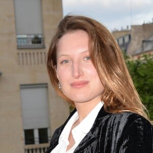 Julia Piaton (enceinte) lors de l'avant-première du film "Jour J" au cinéma Gaumont-Opéra à Paris, France, le 24 avril 2017. © Veeren/Bestimage