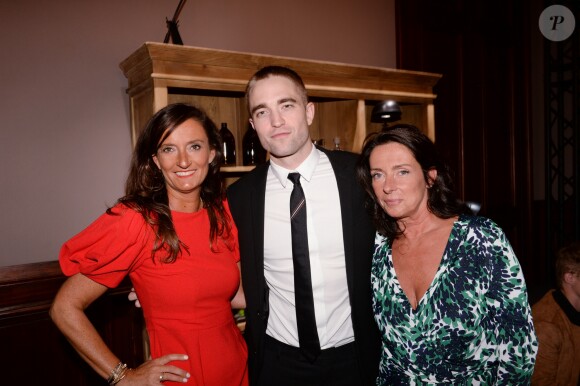 Exclusif - Anne-Gaëlle Kerdranvat (Directrice Générale Kiehl's France), Robert Pattinson et Nathalie Debras (Directrice de la communication L'Oréal Luxe France) - Soirée au Kiehl's Club lors du 43ème Festival du Cinéma Américain de Deauville, France, le 2 septembre 2017. © Rachid Bellak/Bestimage