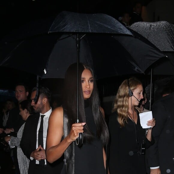 Ciara - Les célébrités arrivent au défilé de mode Tom Ford lors de la Fashion week à New York, le 6 septembre 2017
