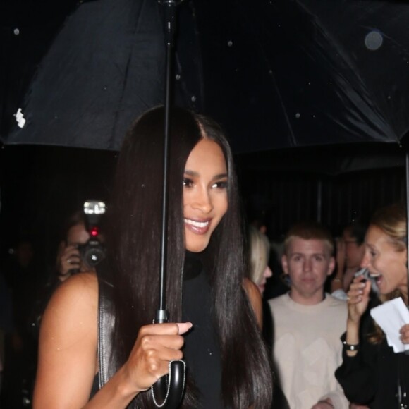 Ciara - Les célébrités arrivent au défilé de mode Tom Ford lors de la Fashion week à New York, le 6 septembre 2017