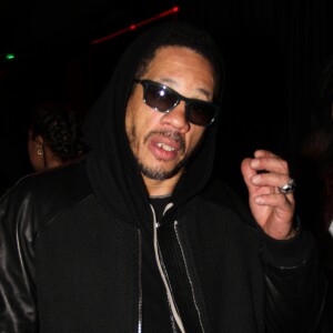 Exclusif - JoeyStarr (Joey Starr) lors du cocktail privé pour fêter la dernière représentation de "Éloquence à l'Assemblée" au théâtre de l'atelier avec JoeyStarr au café Society à Paris, France, le 28 mars2017. © Philippe Baldini/Bestimage