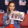 Interview de Lydia, candidate de "Secret Story 11", pour Purepeople.com. Le 8 septembre 2017.