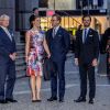 La reine Silvia, le roi Carl XVI Gustaf, la princesse Victoria, le prince Daniel, le prince Philip, La princesse Madeleine de Suède, enceinte, au concert organisé après la session inaugurale du Parlement suédois le 12 septembre 2017 à Stockholm.