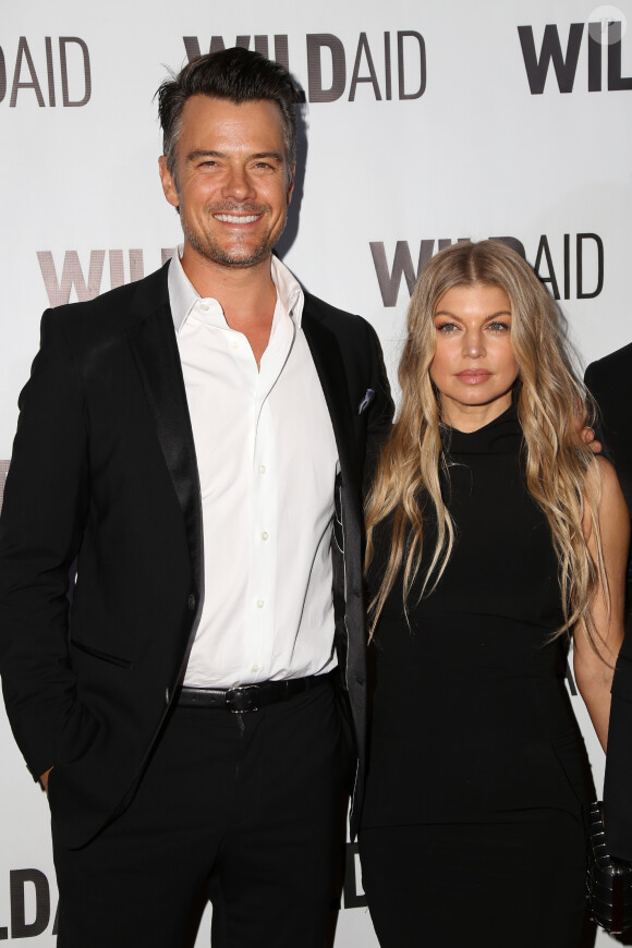 Fergie et son mari Josh Duhamel - People au WildAid 2015 à Beverly Hills le 7 novembre 2015.