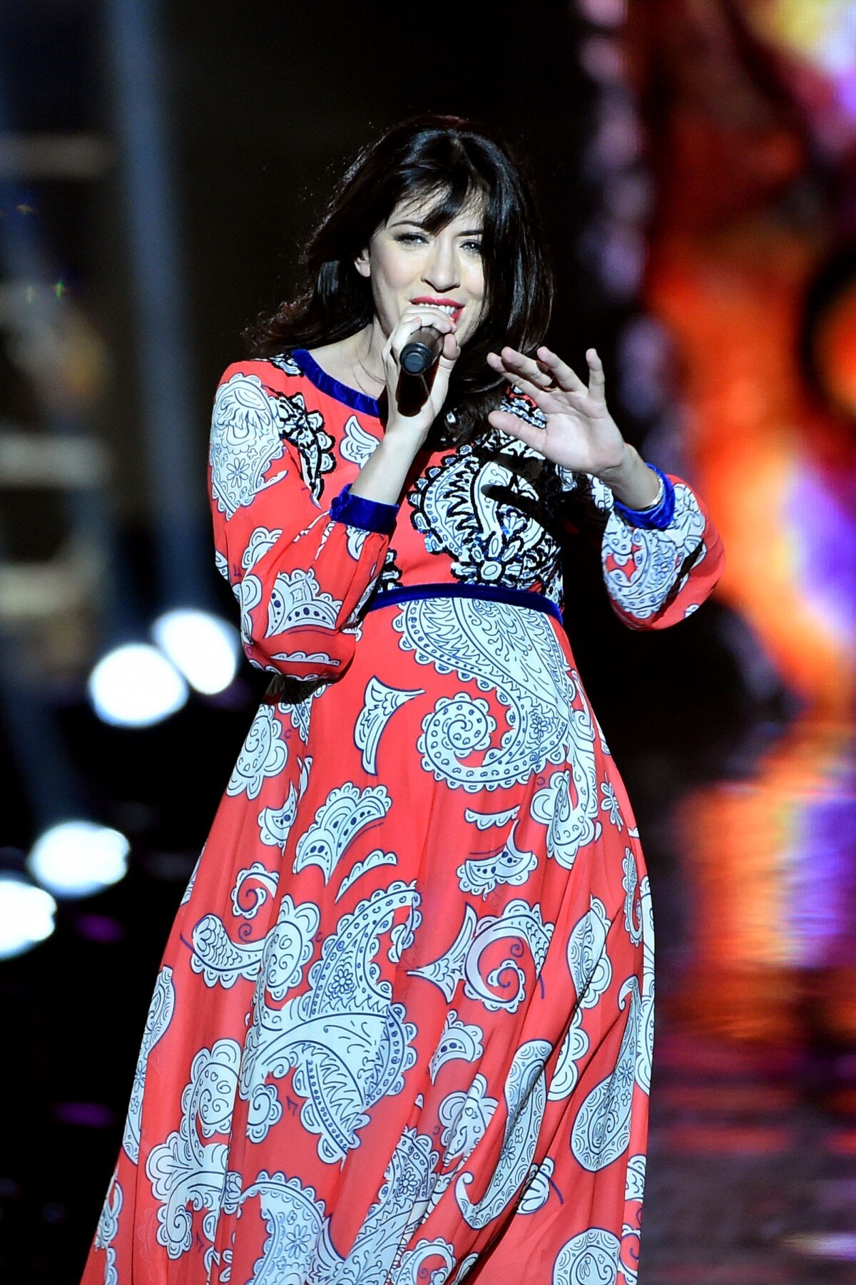 Photo : Exclusif - Nolwenn Leroy enceinte - Emission "La chanson de l'année  fête la musique" dans les arènes de Nîmes, diffusée en direct sur TF1 le 17  juin 2017. Pour la
