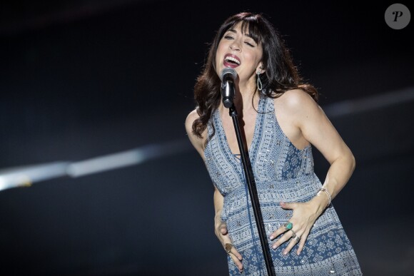 Exclusif - Nolwenn Leroy (enceinte) - Enregistrement de l'émission "2017 en chansons" à la Seine Musicale à Boulogne-Billancourt. Le 6 juin 2017 © Cyril Moreau - Veeren Ramsamy / Bestimage