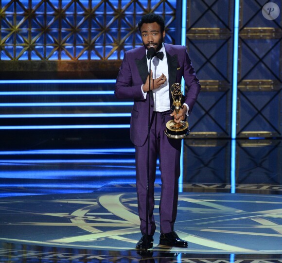 Donald Glover (Atlanta) lors de la 69e cérémonie des Emmy Awards à Los Angeles, le 17 septembre 2017.