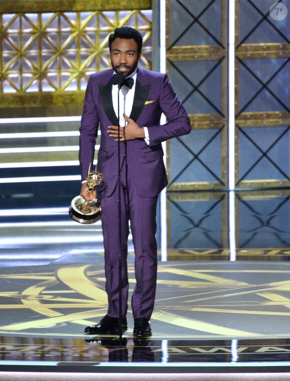 Donald Glover (Atlanta) lors de la 69e cérémonie des Emmy Awards à Los Angeles, le 17 septembre 2017.