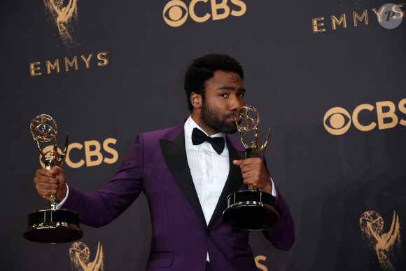 Donald Glover (Atlanta) lors de la 69e cérémonie des Emmy Awards à Los Angeles, le 17 septembre 2017.