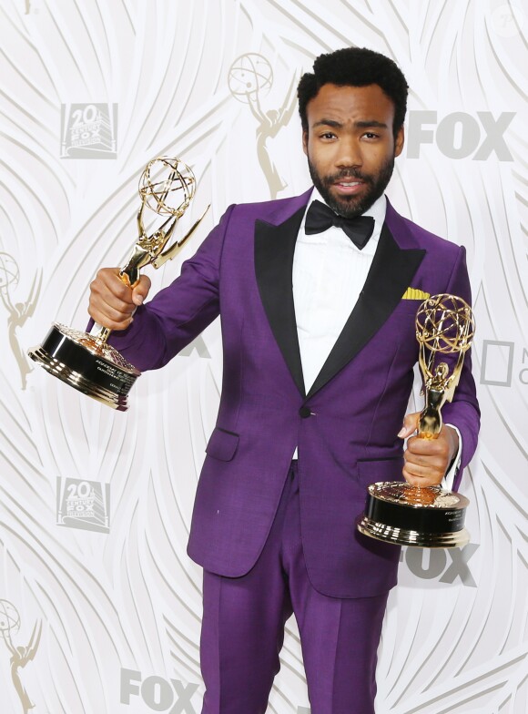 Donald Glover (Atlanta) à la soirée FOX après la 69e cérémonie des Emmy Awards à Los Angeles, le 17 septembre 2017.