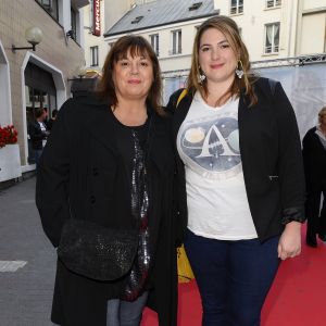 Michèle Bernier et sa fille Charlotte Gaccio - Dernière du spectacle "Les Franglaises" au théâtre Bobino à Paris, le 27 mai 2015.