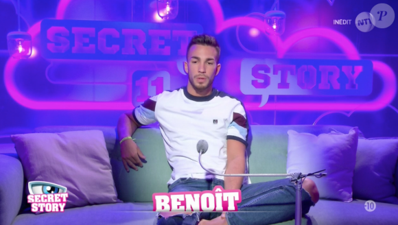 Benoît - "Secret Story 11", sur NT1. Le 19 septembre 2017.