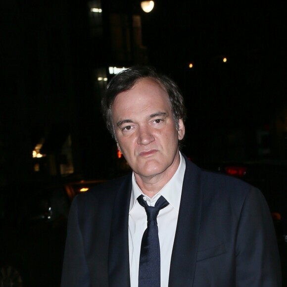 Quentin Tarantino et sa fiancée Daniella Pick ont réuni quelques amis très célèbres pour fêter leurs fiançailles au Socialista à New York, le 23 septembre 2017.