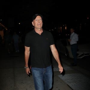 Bruce Willis au Socialista à New York le 23 septembre 2017 pour le dîner de fiançailles de Quentin Tarantino et sa compagne Daniella Pick.