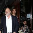 Harvey Weinstein et sa femme Georgina Chapman au Socialista à New York le 23 septembre 2017 pour le dîner de fiançailles de Quentin Tarantino et sa compagne Daniella Pick.