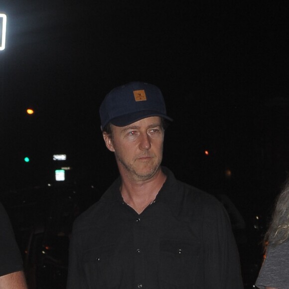 Bruce Willis et Edward Norton au socialista à New York le 23 septembre 2017 pour le dîner de fiançailles de Quentin Tarantino et sa compagne Daniella Pick.