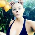 Anais Camizuli en vacances à Maurice, septembre 2017, Snapchat
